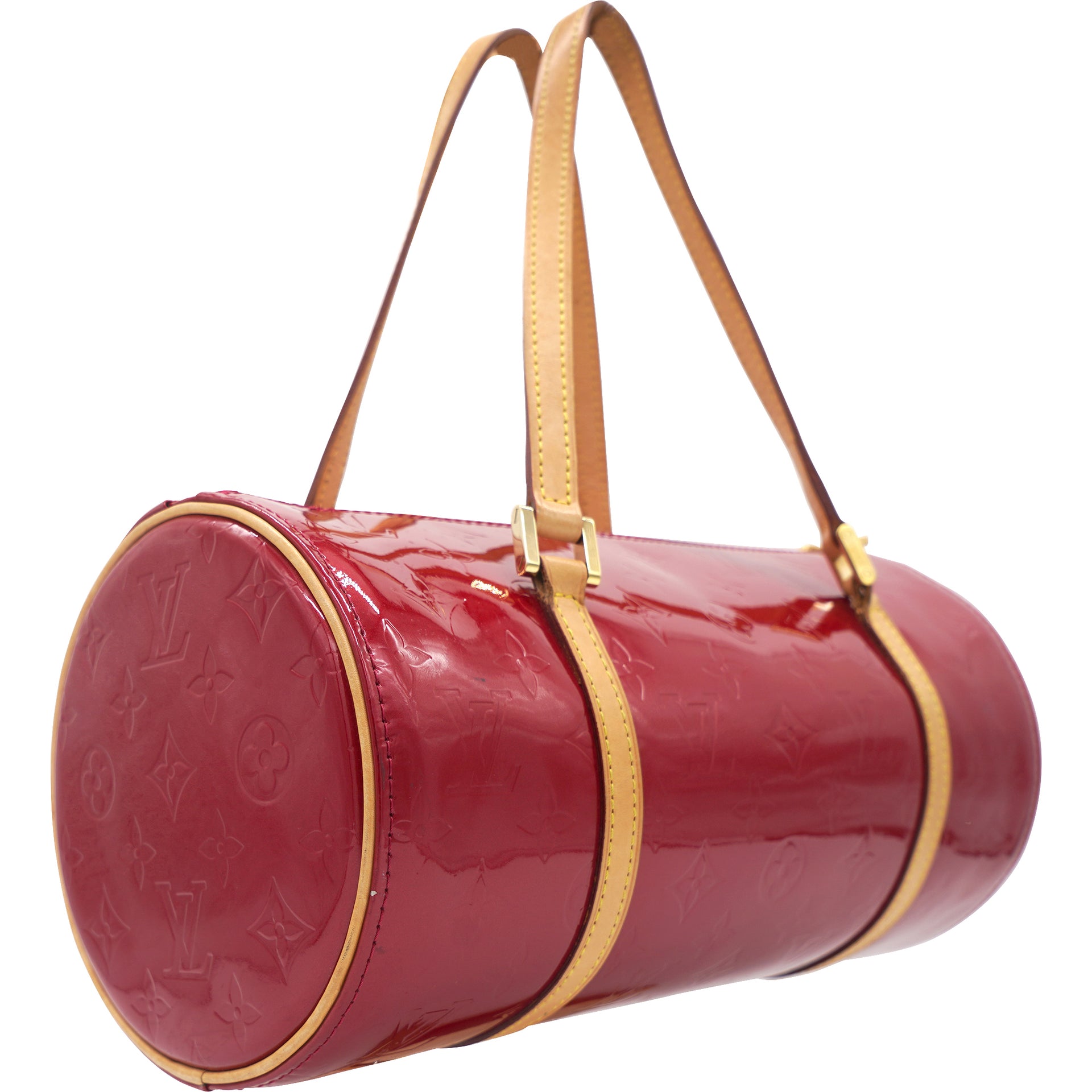 Louis Vuitton, Bags, Louis Vuitton Red Vernis Bedford Bag