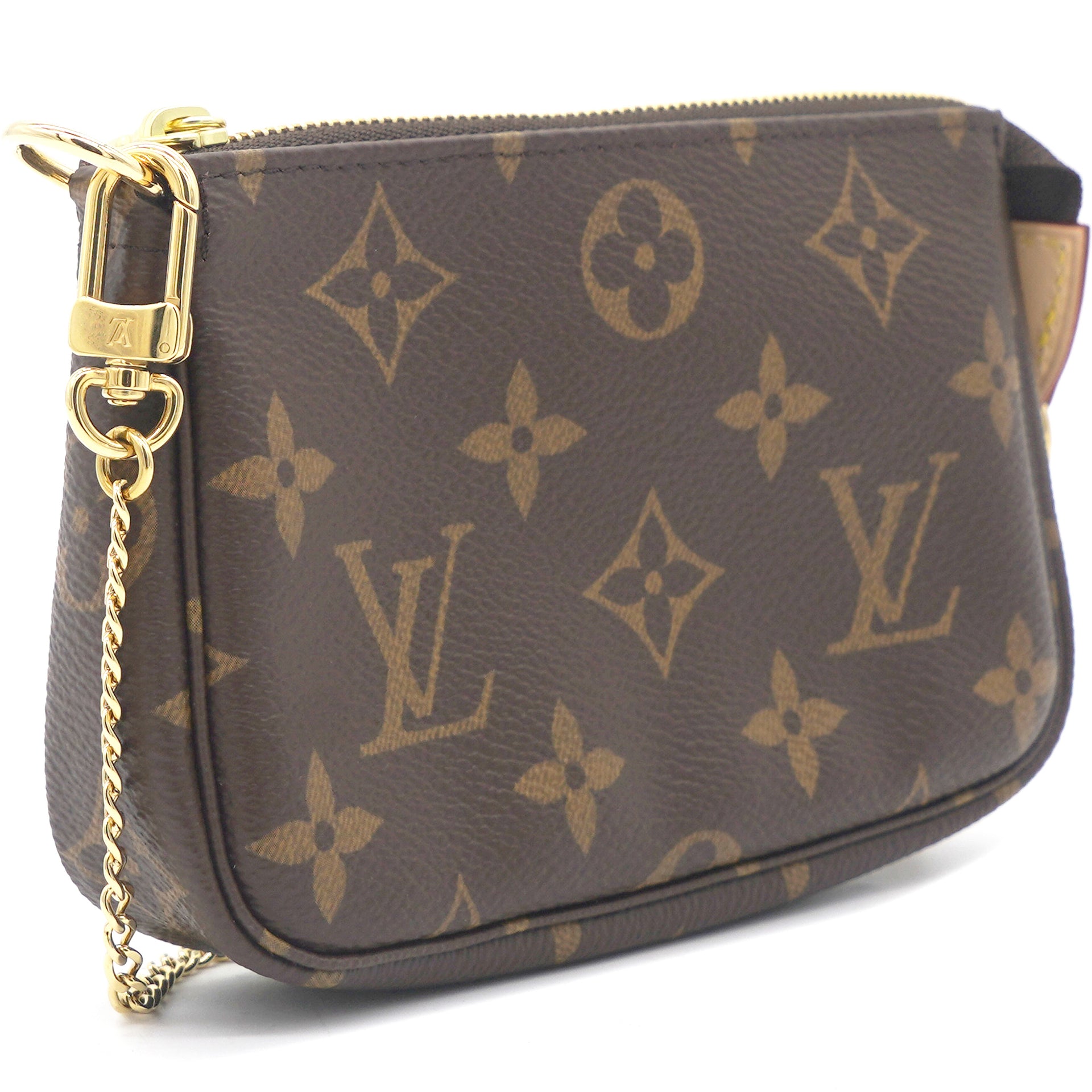 Louis Vuitton Mini Pochette Accessoires Monogram Vernis Amarante