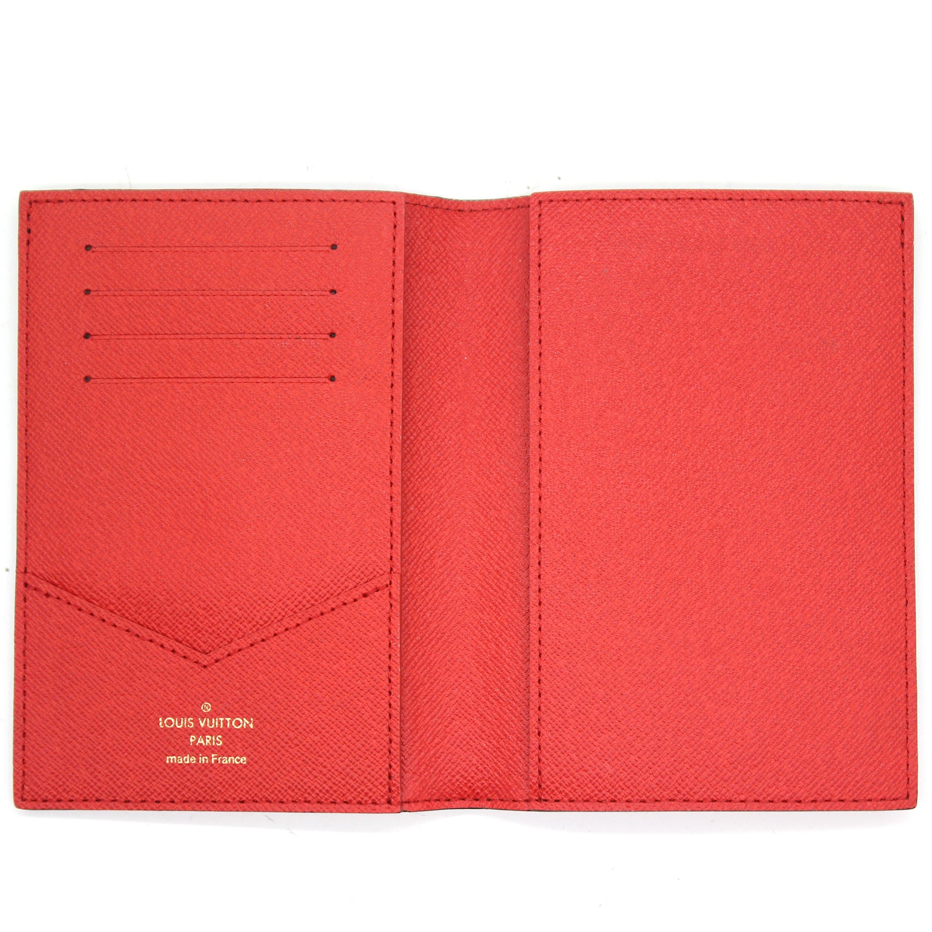 Louis Vuitton - Passport Cover Epi Leather Red