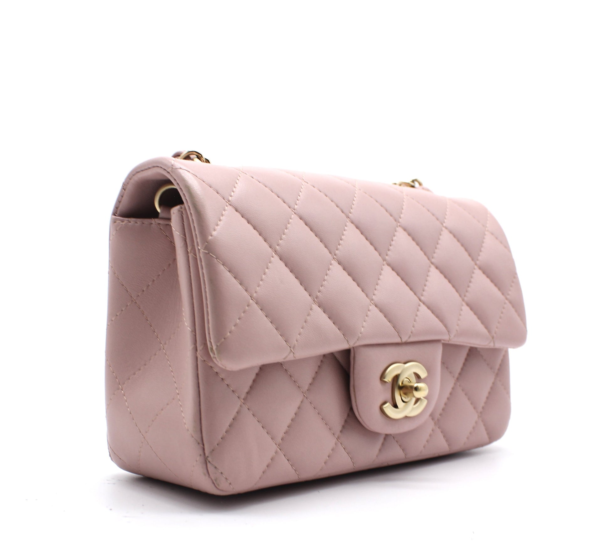Chanel Mini Small Coco Handle Quilted Pink Caviar Gold Hardware 20A  Coco  Approved Studio