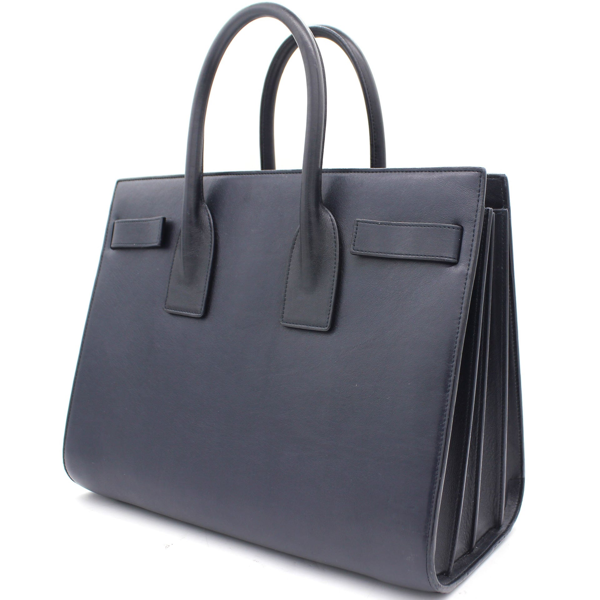 Calfskin Small Sac De Jour Navy