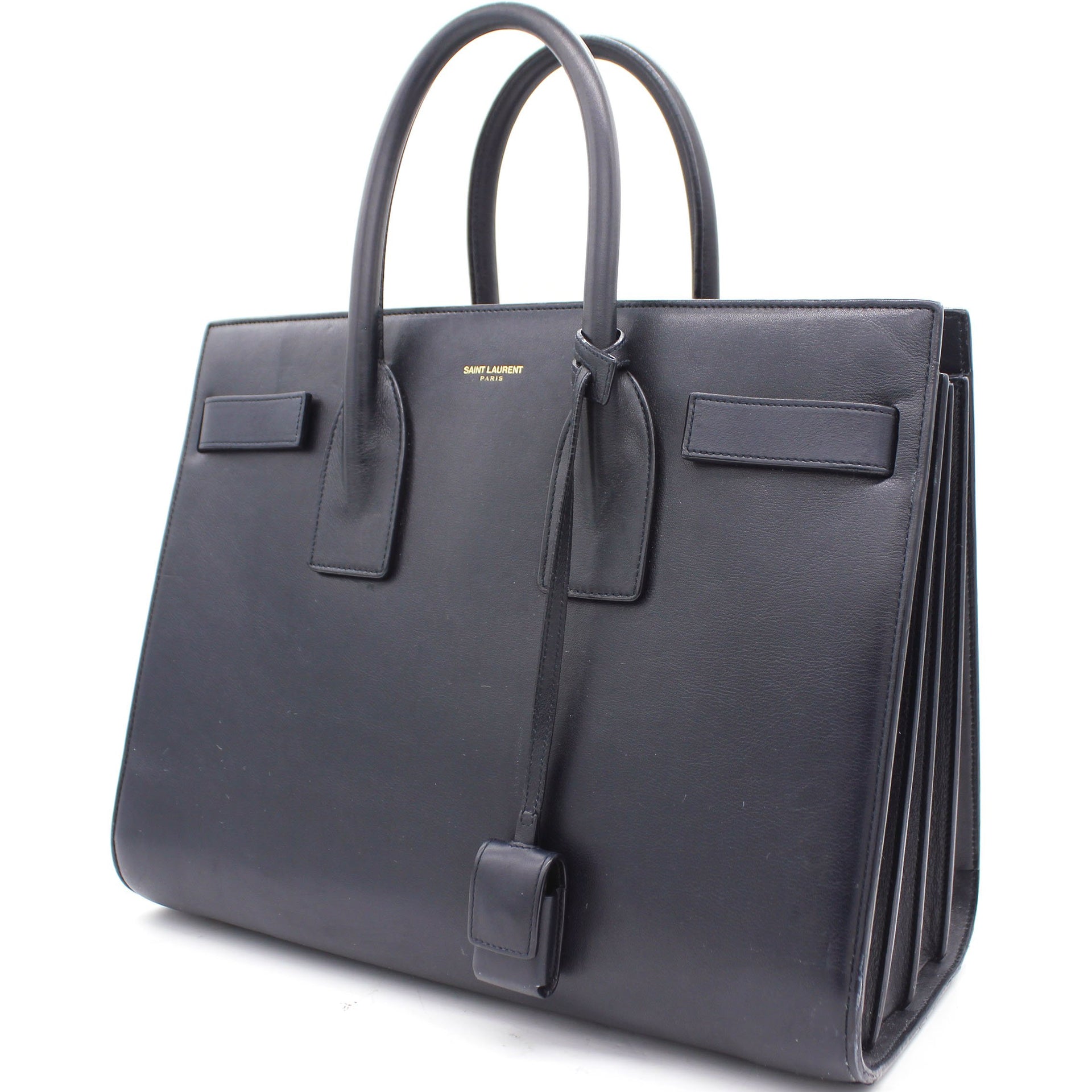 Calfskin Small Sac De Jour Navy