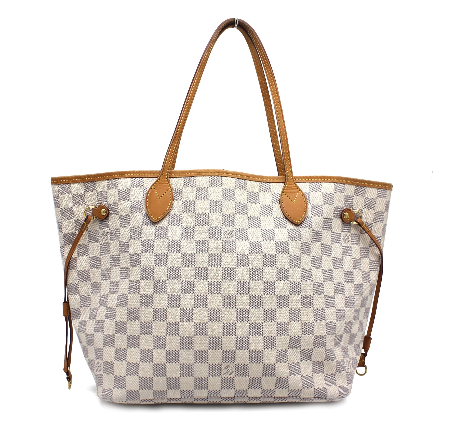 used Louis Vuitton Damier Azur Neverfull Pochette Handbags