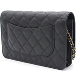 Aged Calfskin Reissue Wallet On Chain WOC Black