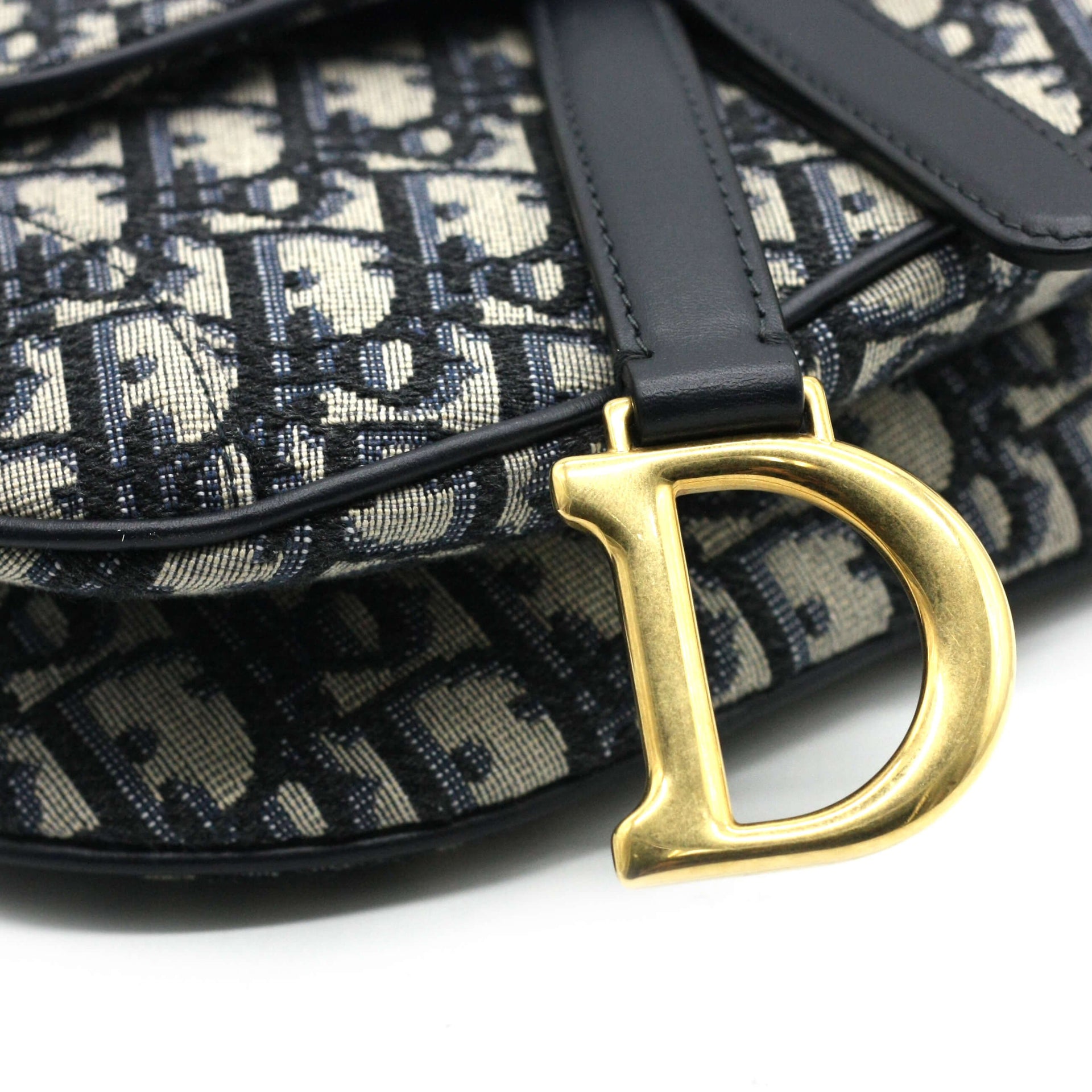 Christian Dior Oblique Saddle Bag Mini