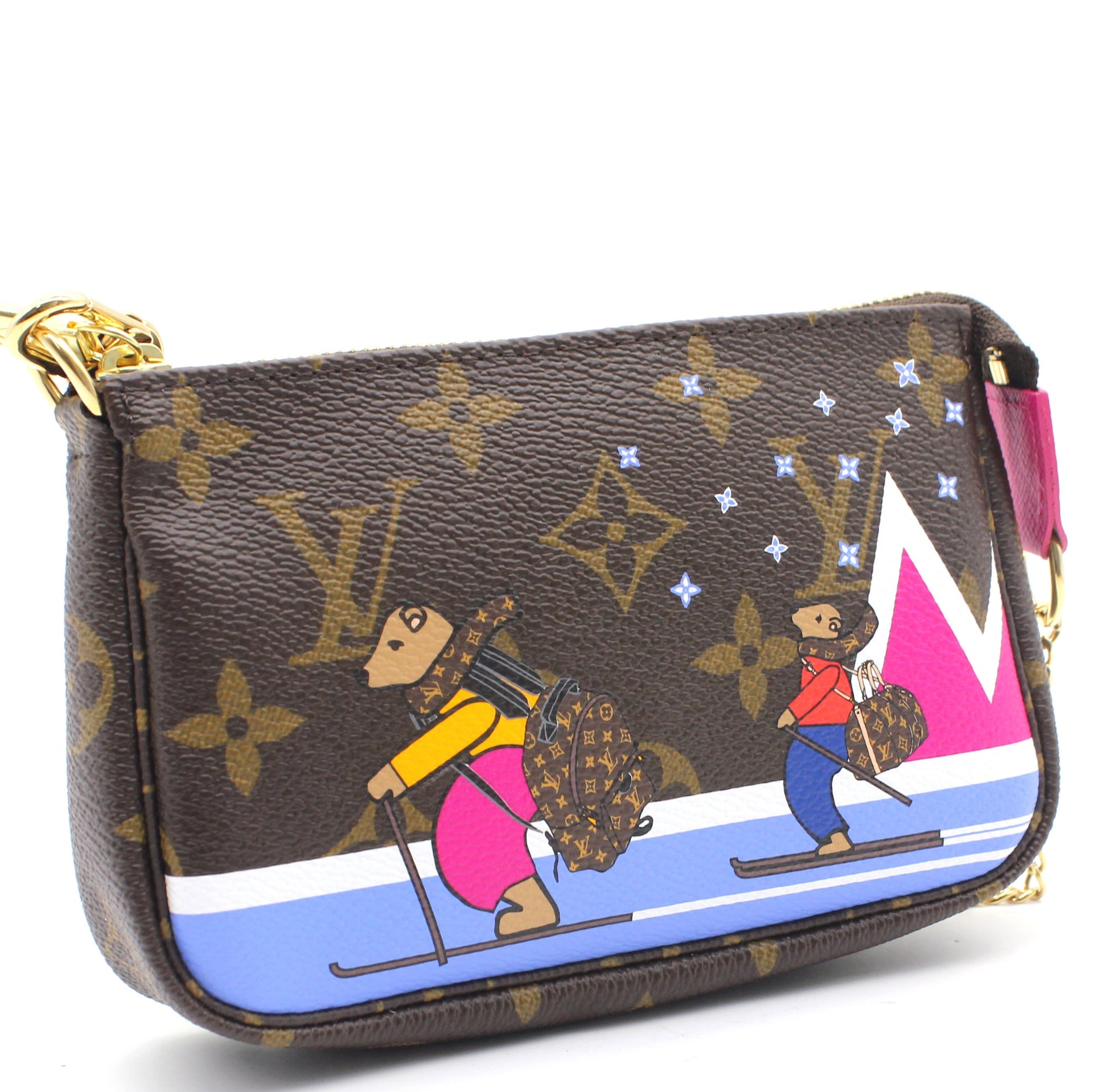 New in Box Louis Vuitton Limited Edition Bears Crossbody Bag at
