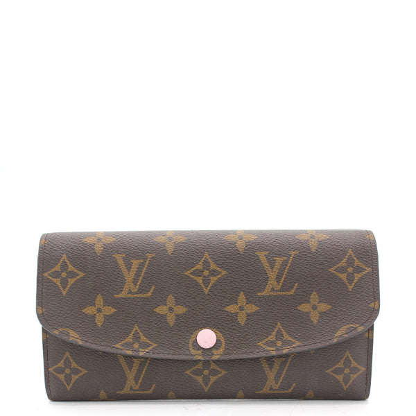 Buy Louis Vuitton Emilie Wallet Damier Ebene Canvas (Rose Ballerine) at