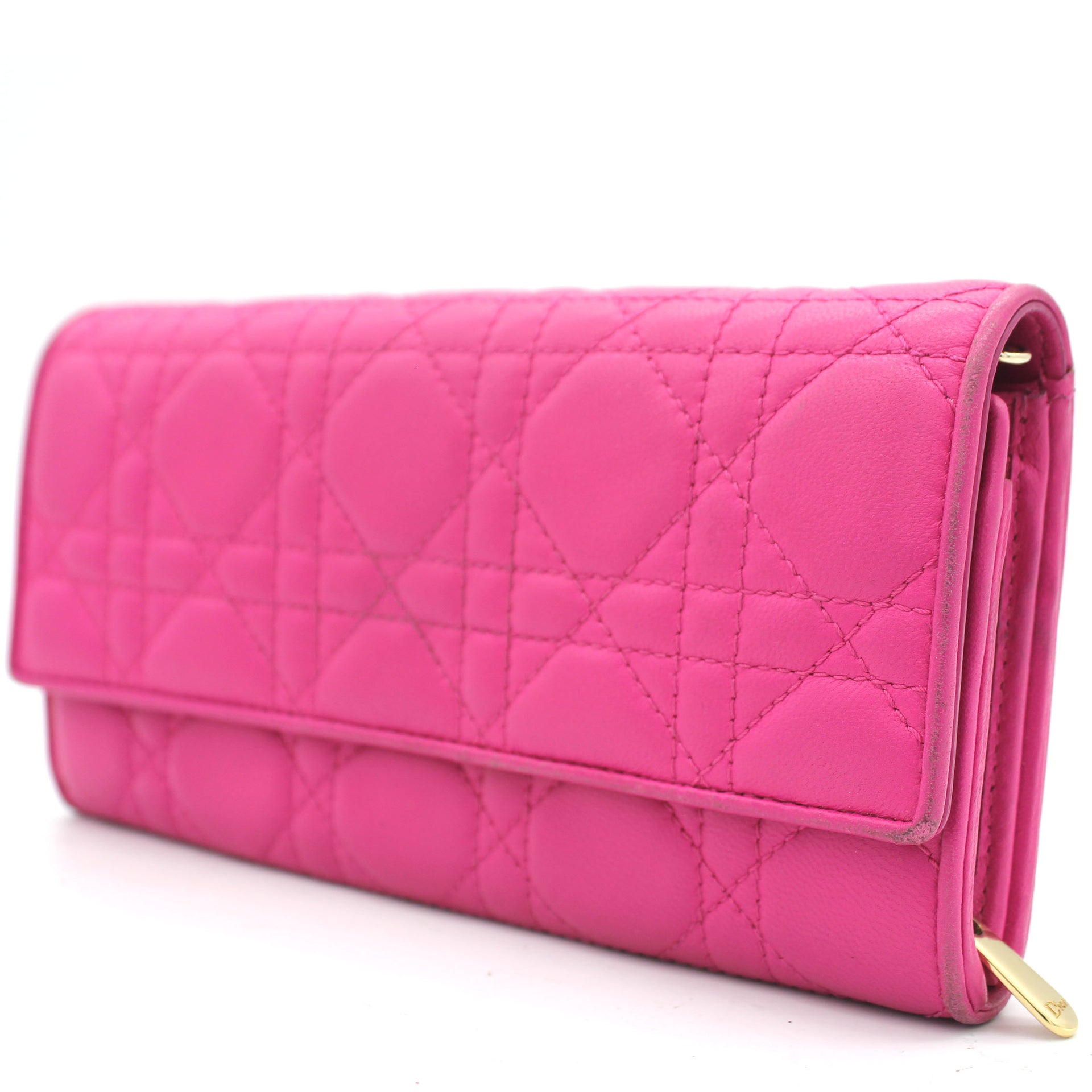 Dior 2024 pink wallet