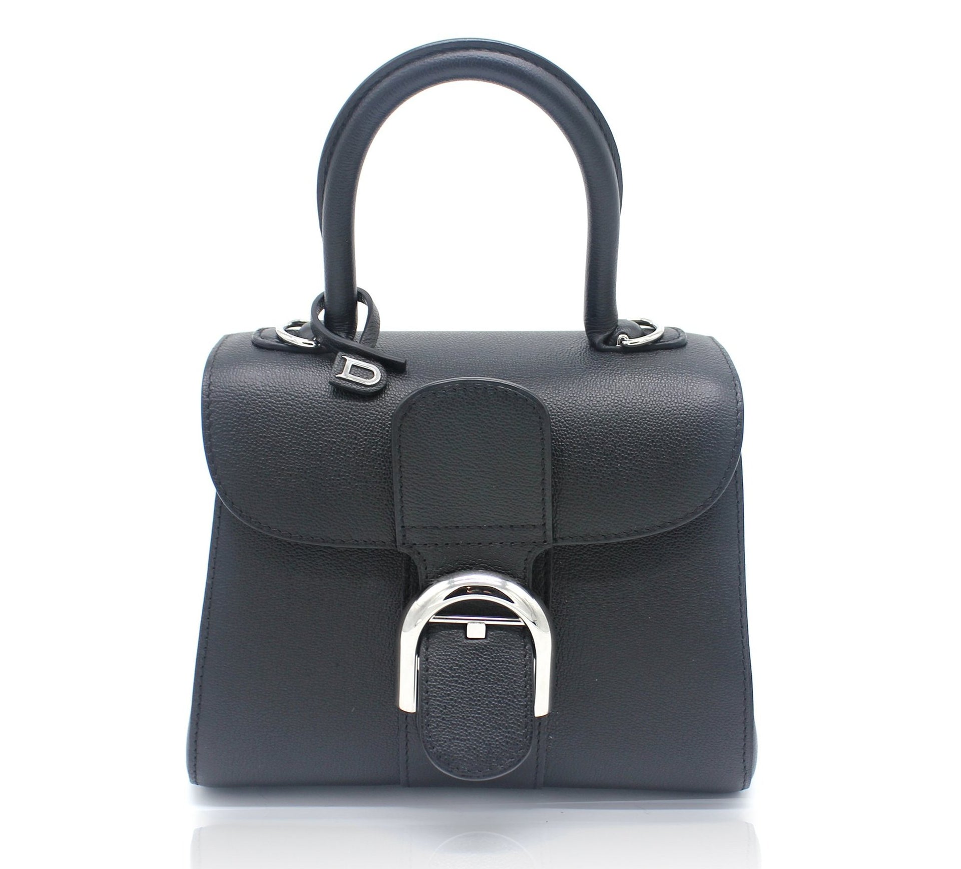 Delvaux Authenticated Leather Handbag