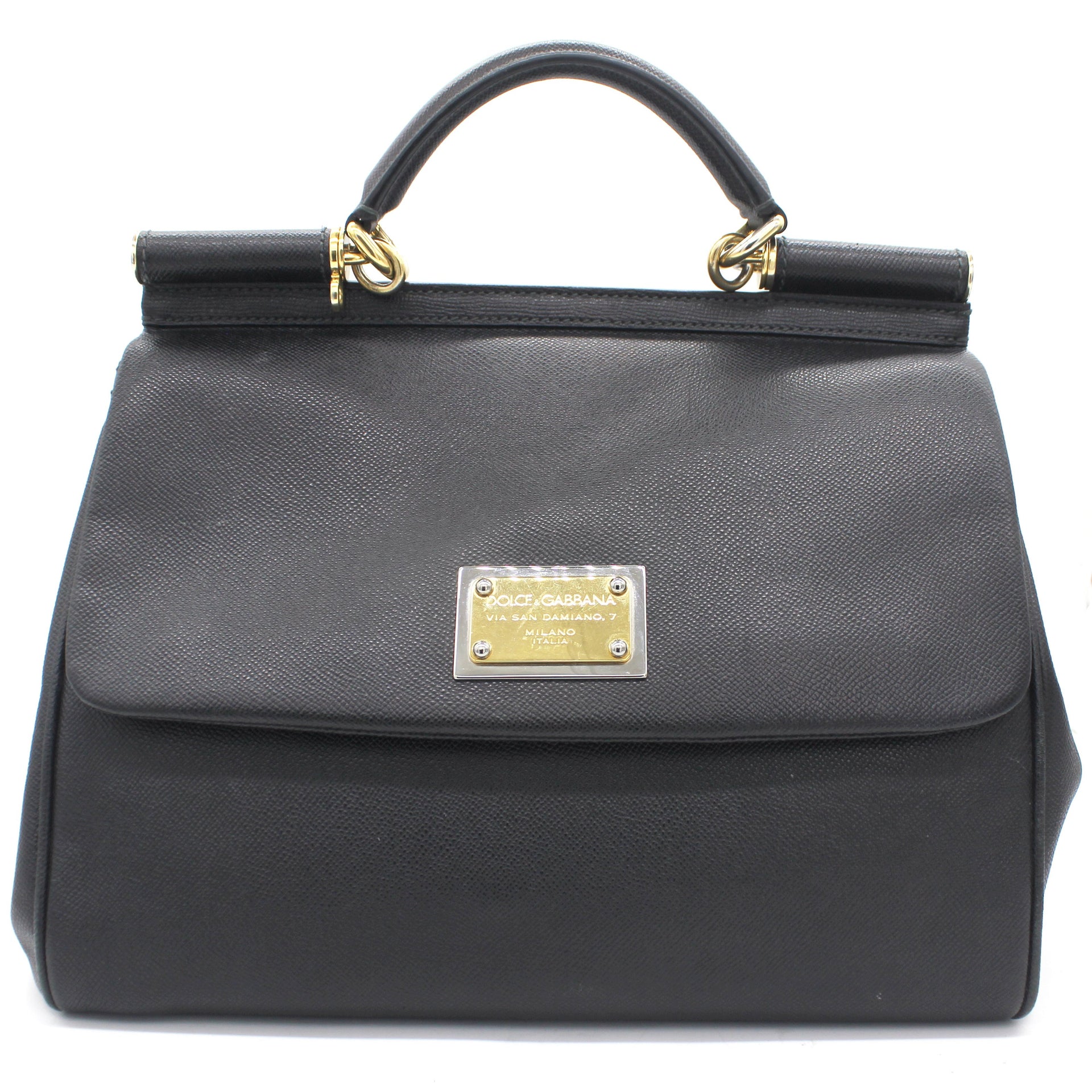 Women's Small Sicily Bag In Dauphine Leather by Dolce & Gabbana | Coltorti  Boutique