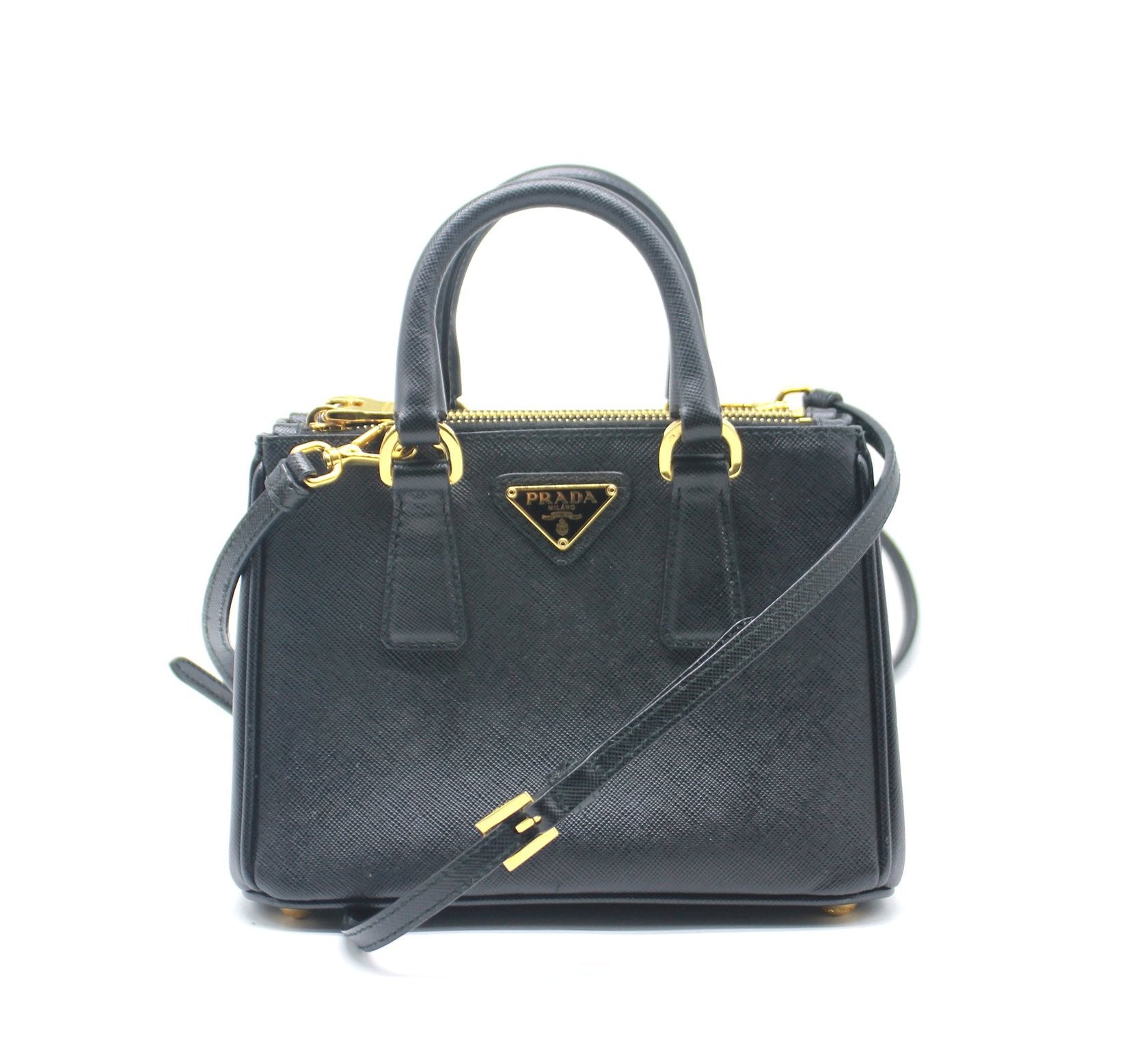 Prada Galleria Saffiano Mini leather shoulder bag – STYLISHTOP