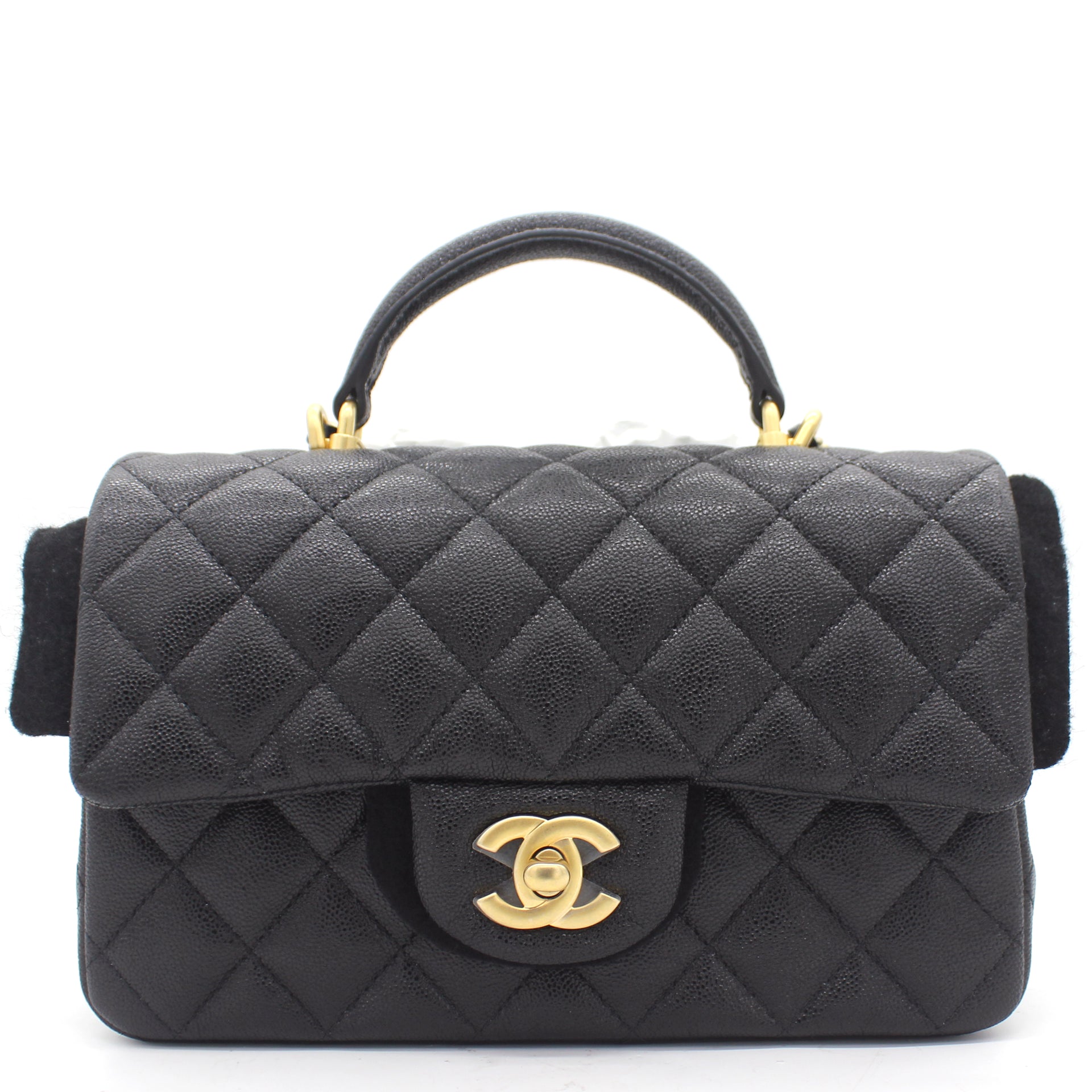 Túi Chanel Mini Flap Bag With Top Handle Da Lamskin 3832  Hằng Lê Shop