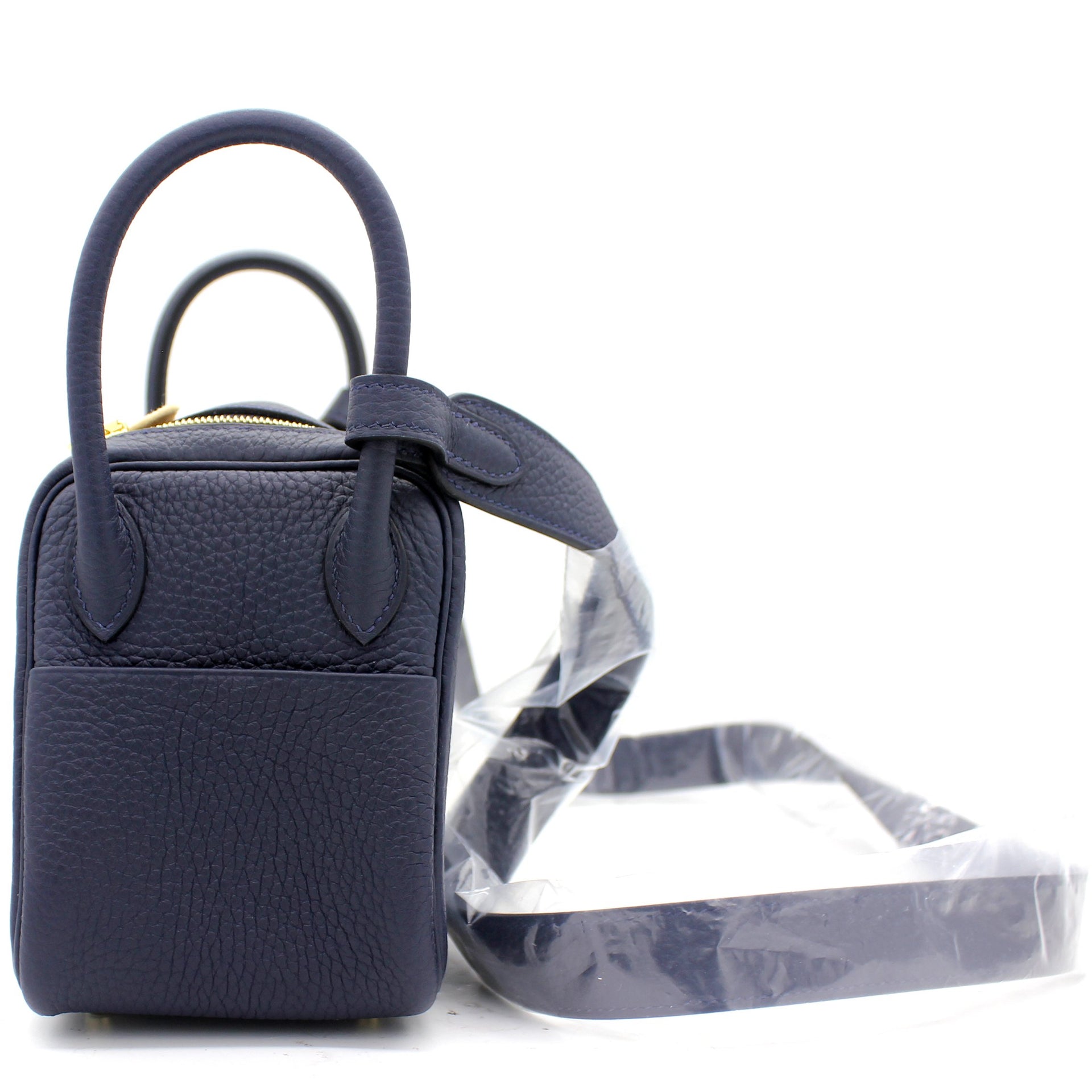 HERMES Taurillon Clemence Mini Lindy 20 Trench 861831
