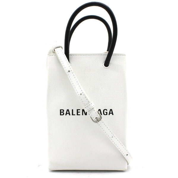 White Balenciaga XXS Shopping Tote Bag – Designer Revival