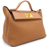 Togo and Swift Leather 24/24 35 Bag Gold 37