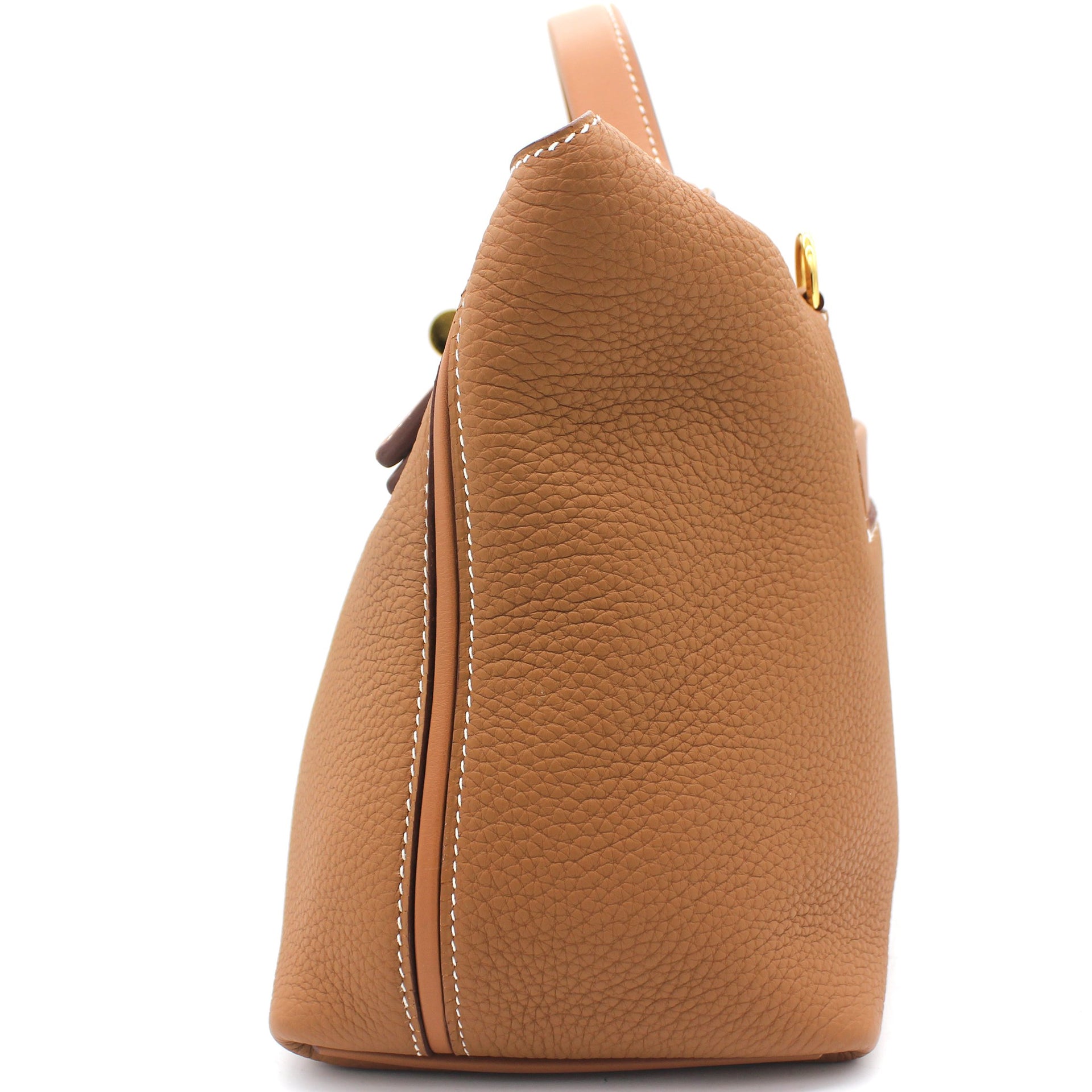 HERMES Etoupe taupe Togo Swift leather 24/24 35 Bag For Sale at 1stDibs