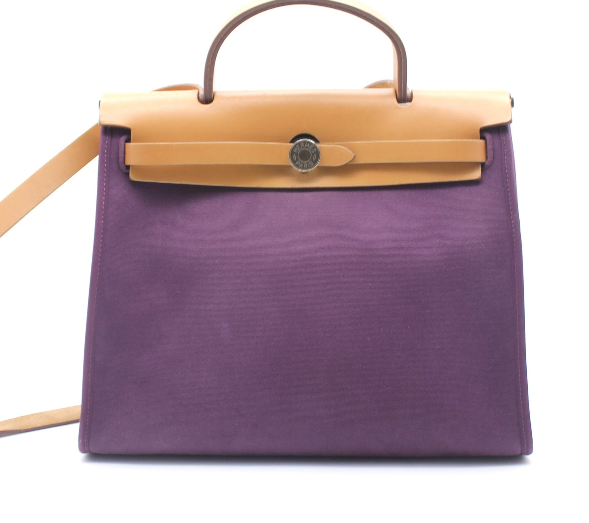 Hermes Toile and Leather 31 Herbag Handbag – STYLISHTOP
