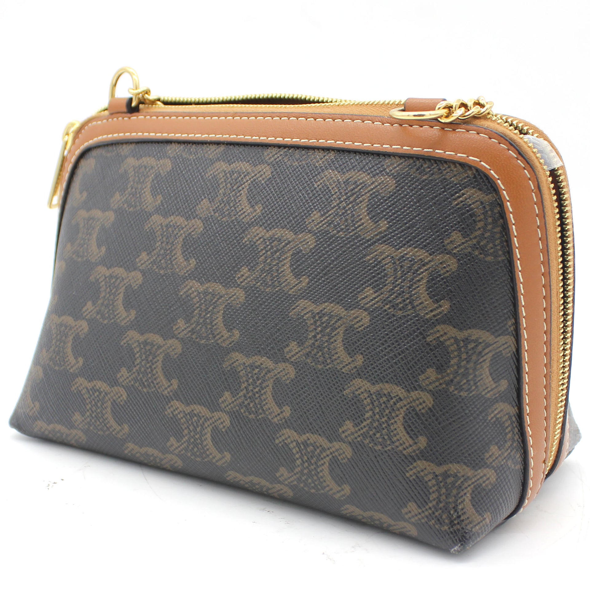 Triomphe Clutch On Chain
