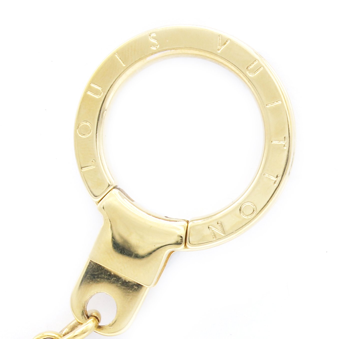 Louis Vuitton Bag Charm Chain Fleur De Monogram White/Beige in Brass with  Brass - US