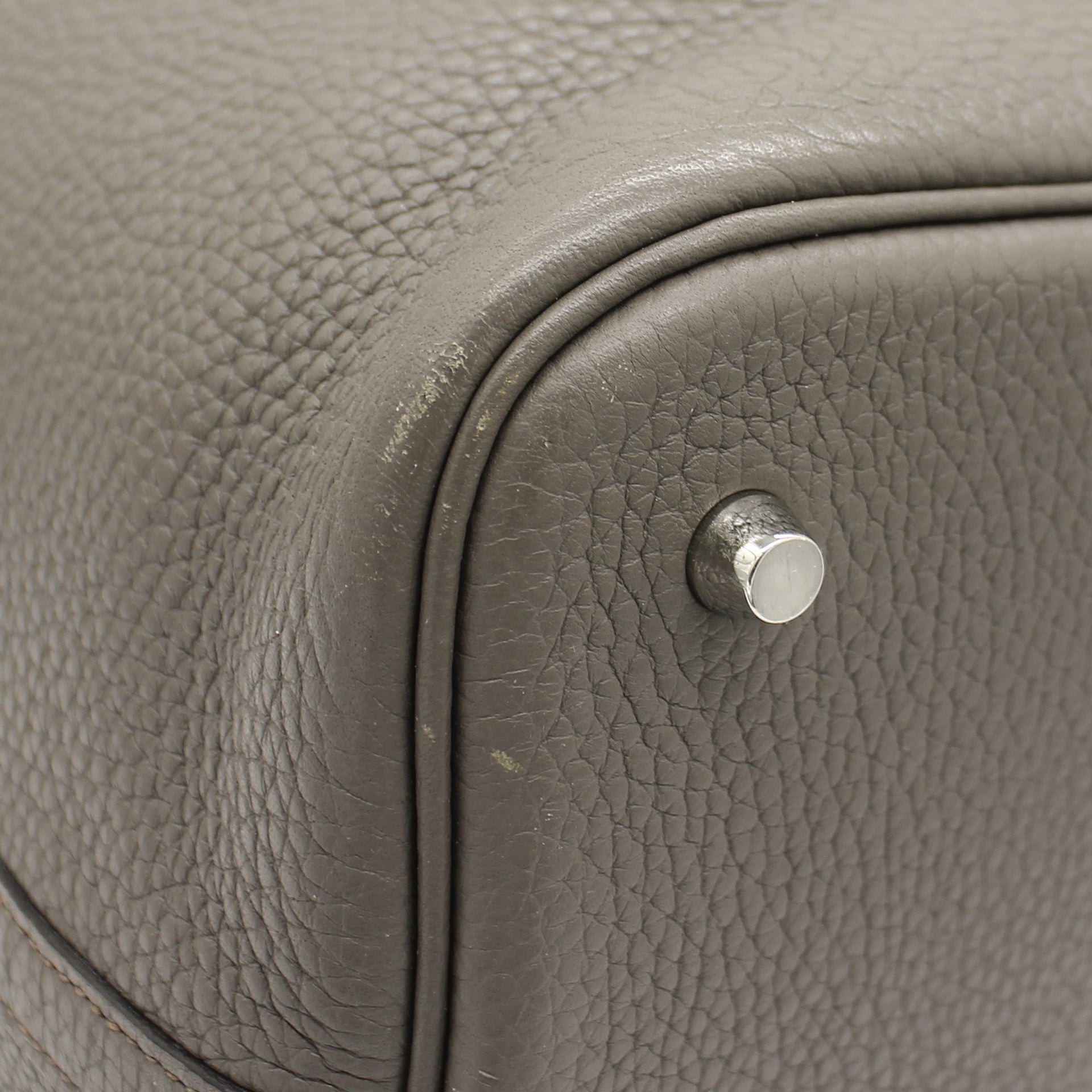 Hermes Picotin Lock Bag in Etoupe Grey Clemence Leather – STYLISHTOP