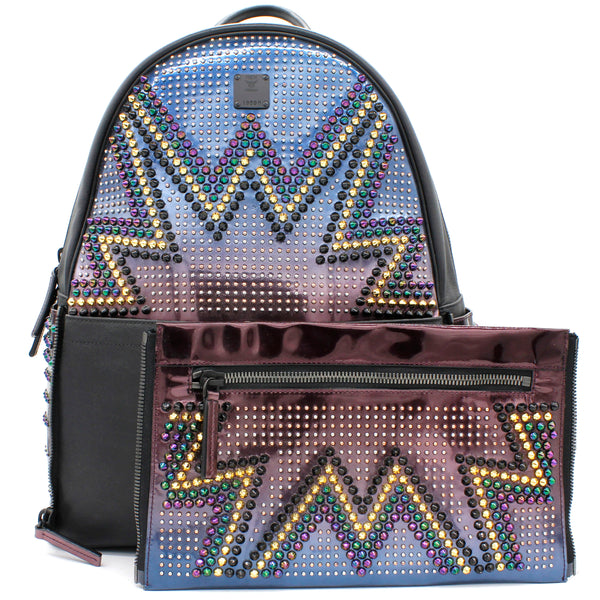 MCM Dual Stark Cyber Glow Backpack – STYLISHTOP