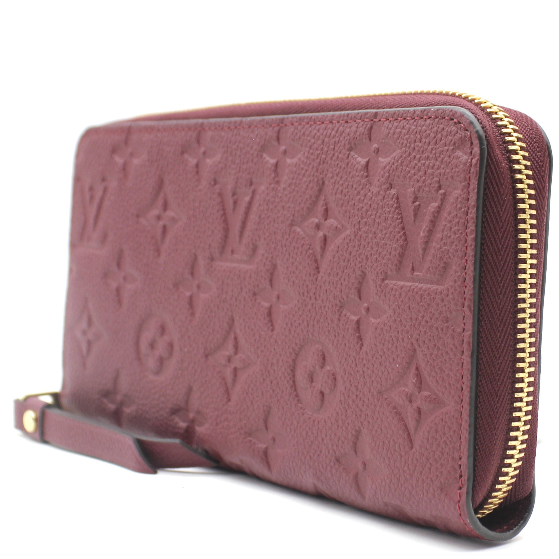 Louis Vuitton Monogram Empreinte Leather Zippy Wallet 