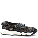 Black Mesh Fusion Embellished Sneaker 38