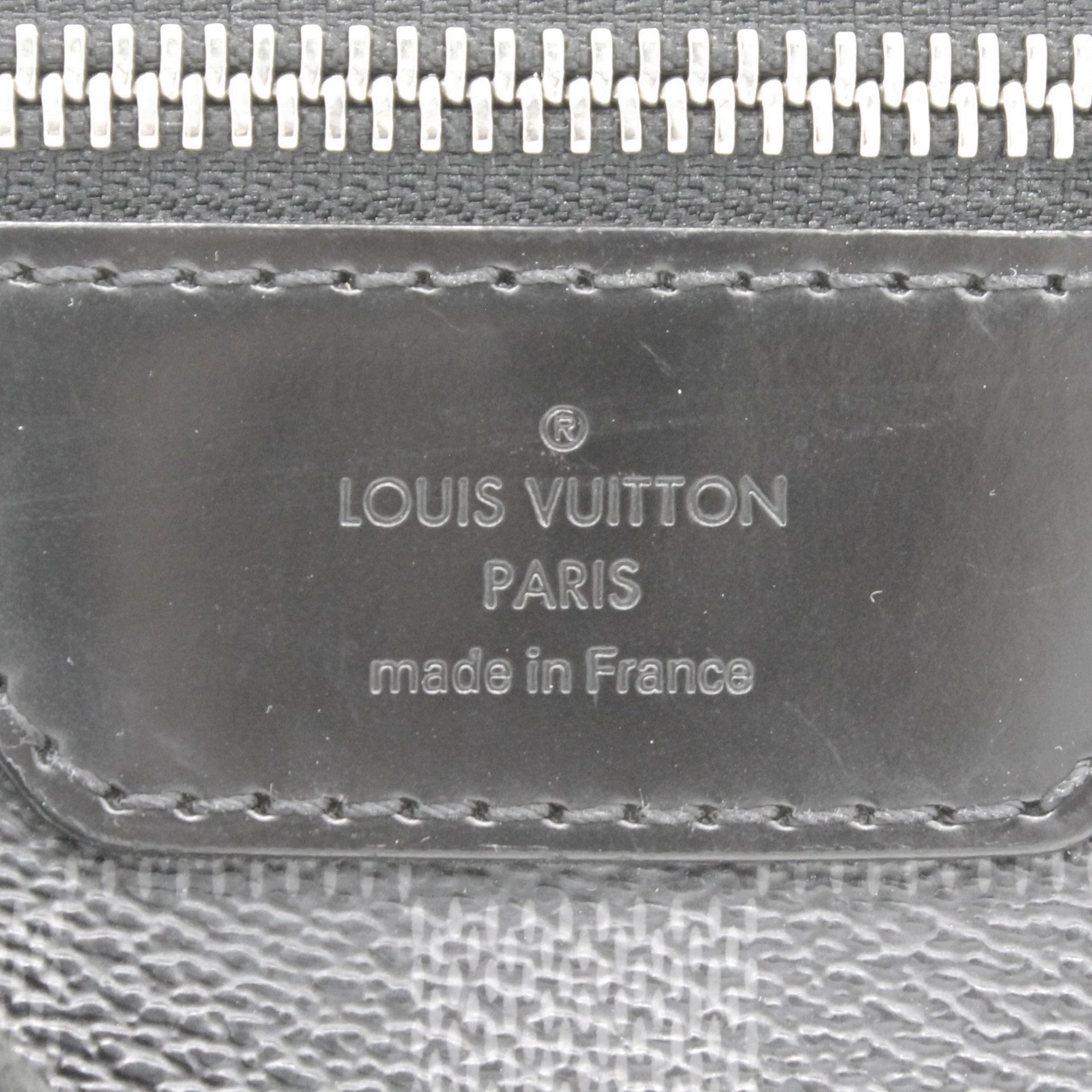 Louis Vuitton Damier Graphite Silver Tone Sign It Bracelet Louis