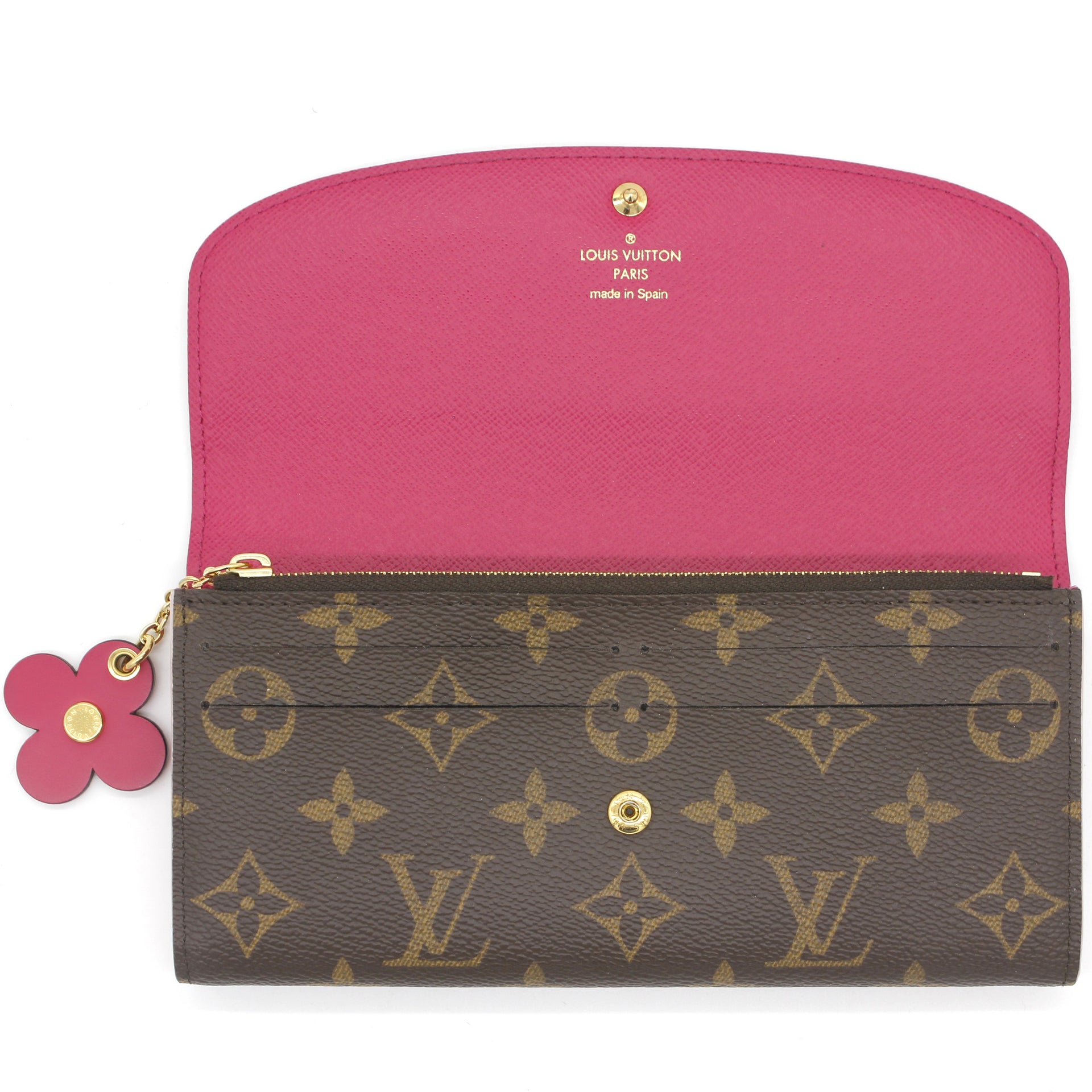 Louis Vuitton Emilie Wallet Limited Edition Blooming Flowers Monogram  Canvas Brown 1847581