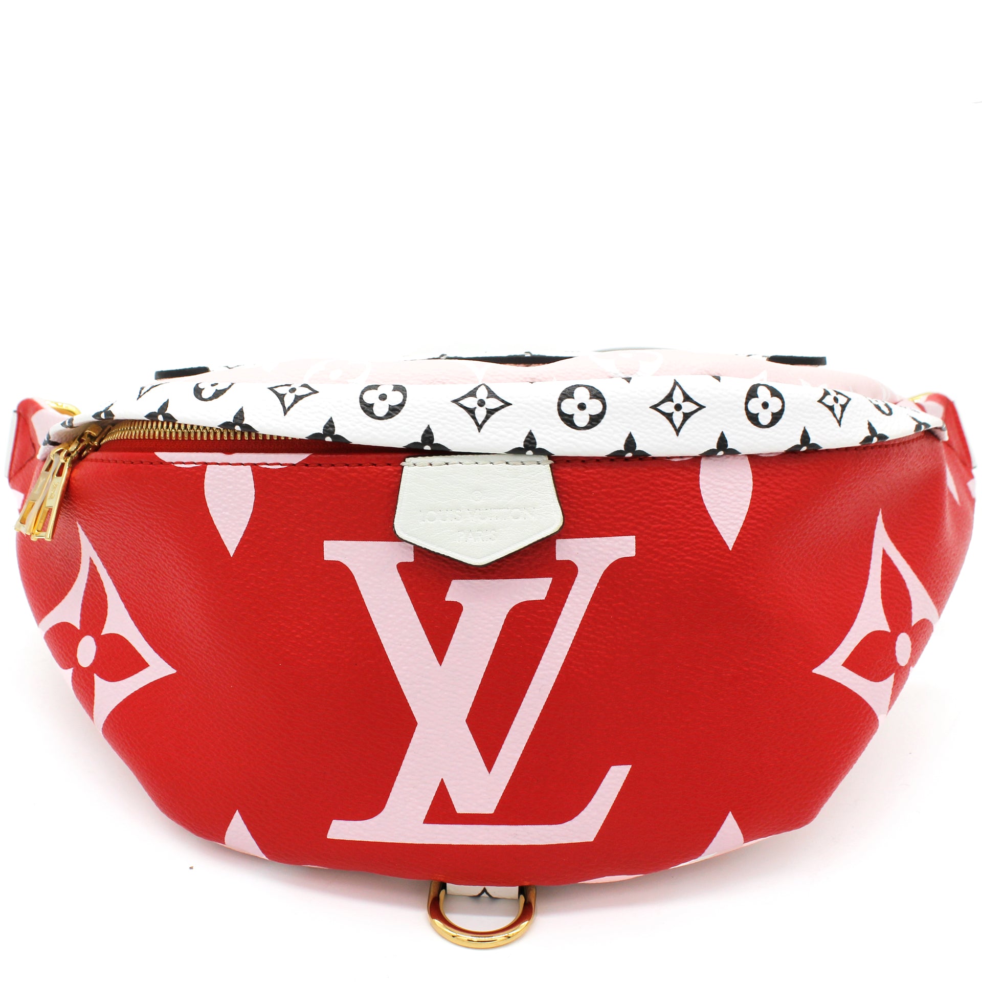Louis Vuitton Key Pouch Monogram Vernis Rose Ballerine in Patent