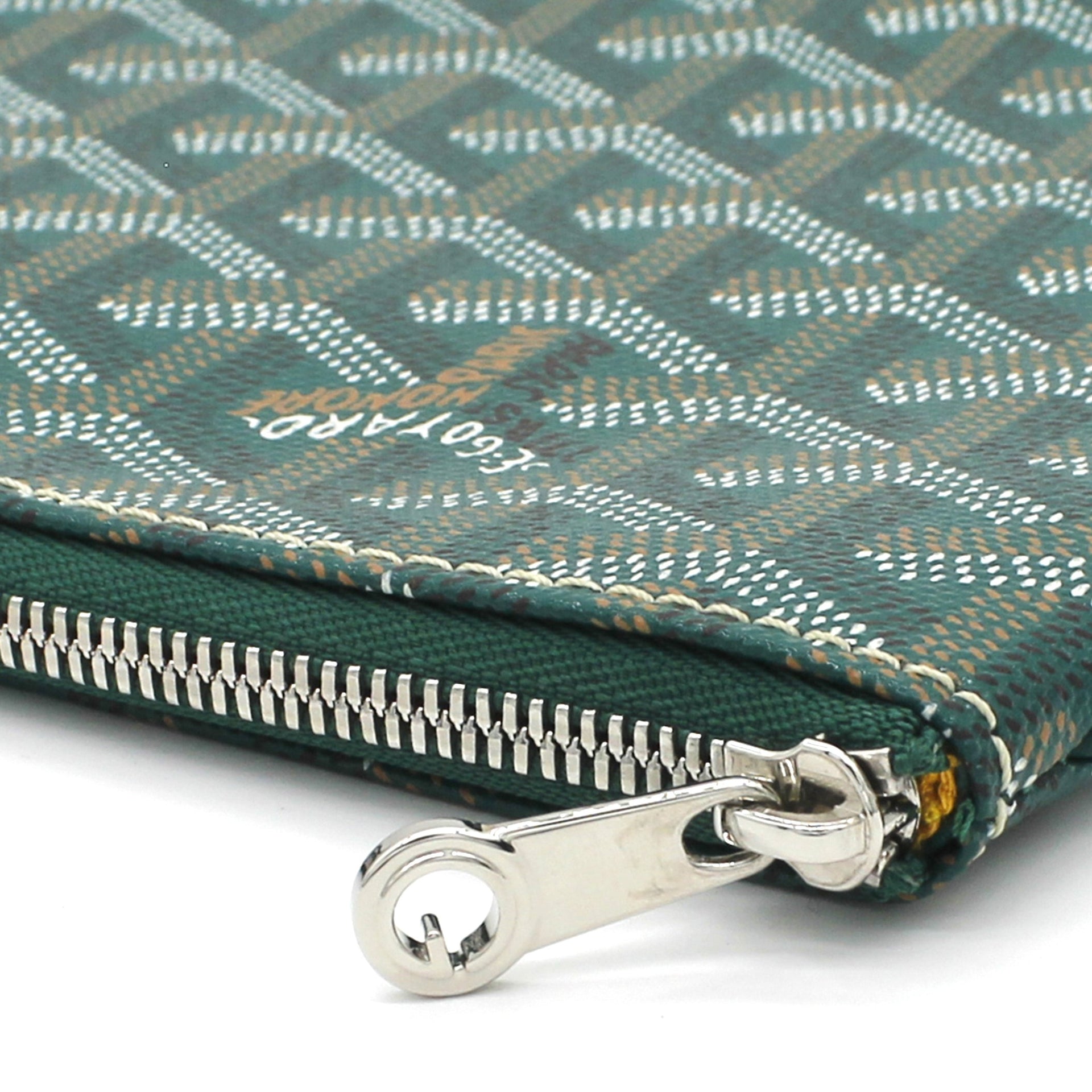 Goyard Goyardine Senat Pochette MM - Green Clutches, Handbags