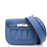 Hermes Berline Bag Swift 21 Blue 6541769