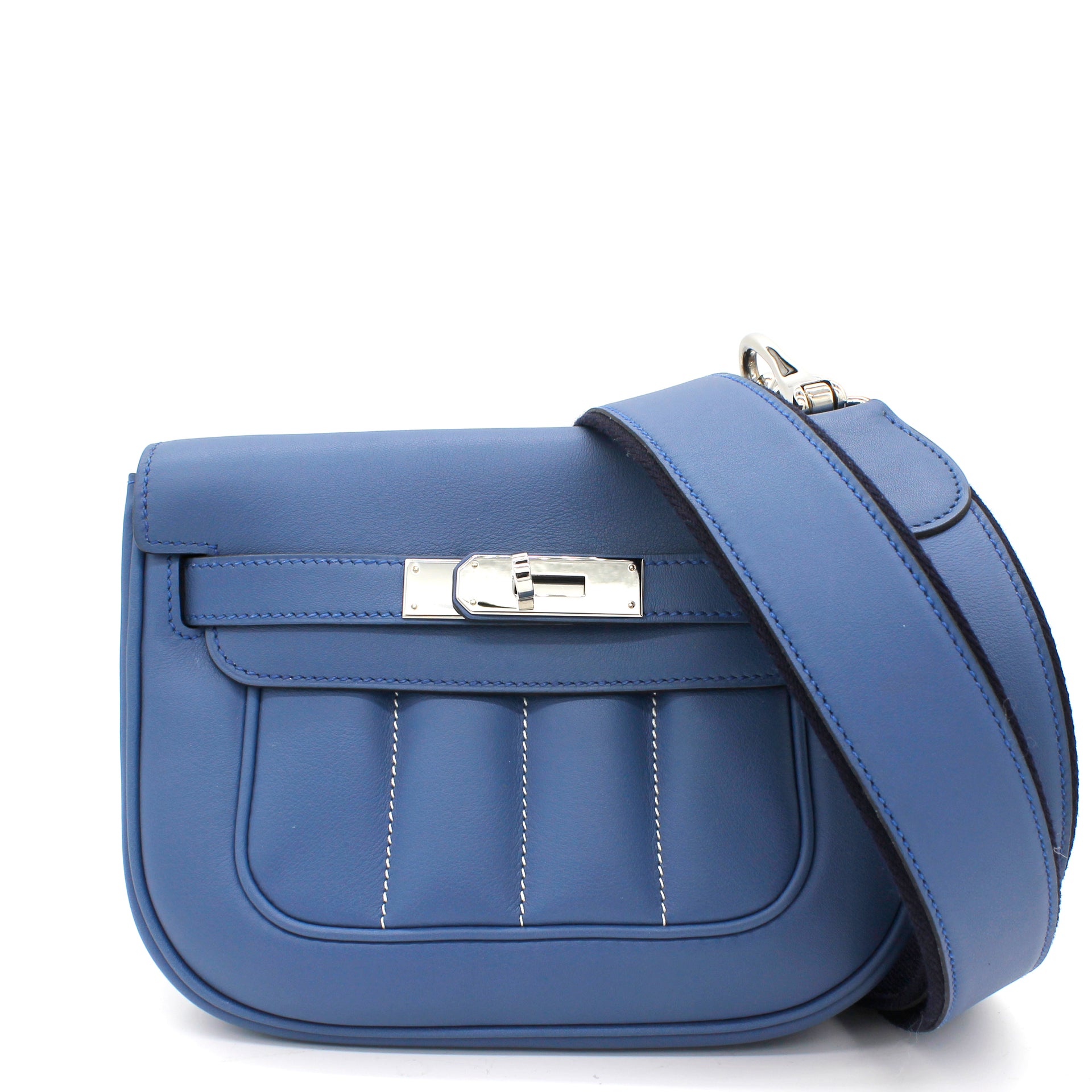 Hermes mini berline bag blue