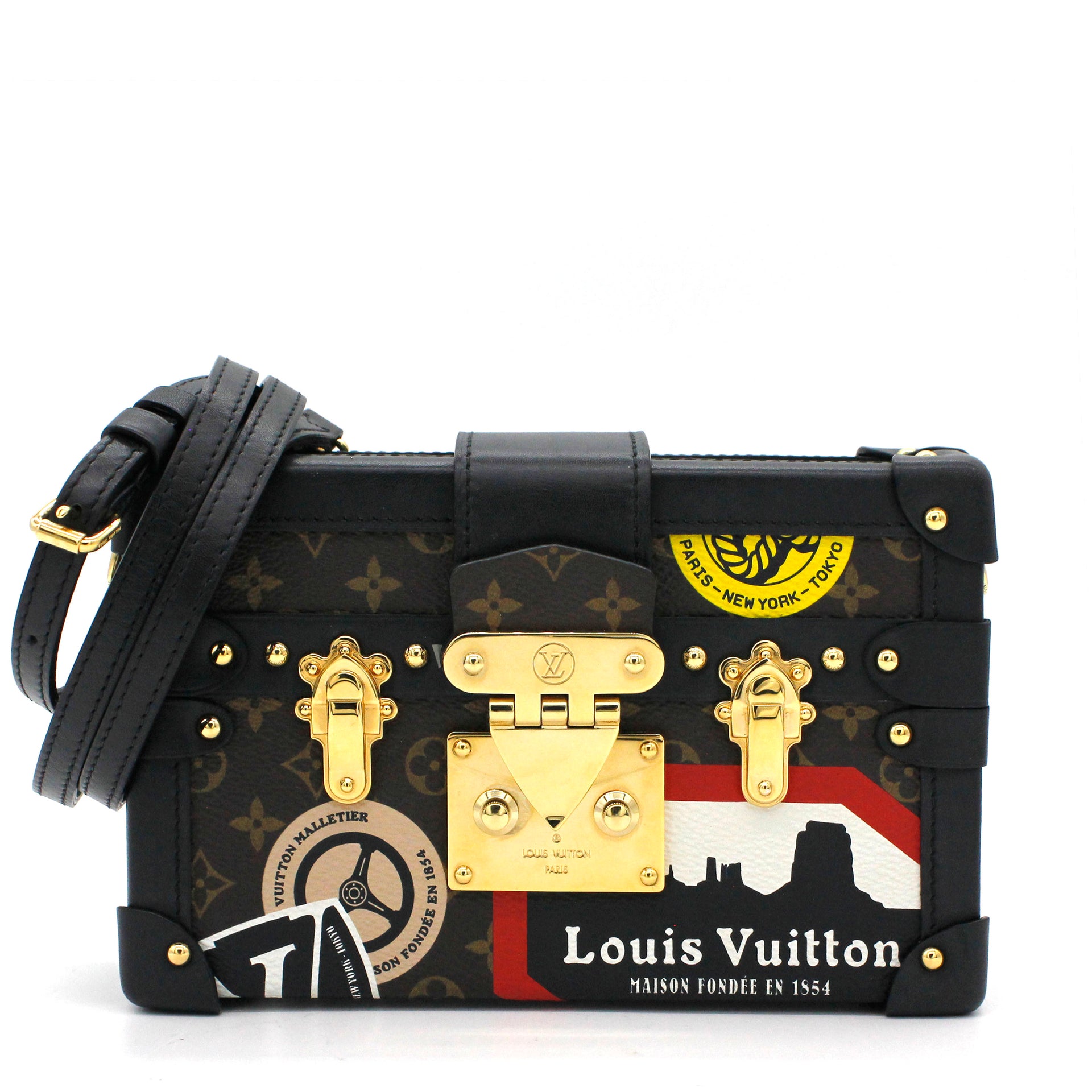 Louis Vuitton Petite Malle Malletage Bag Charm
