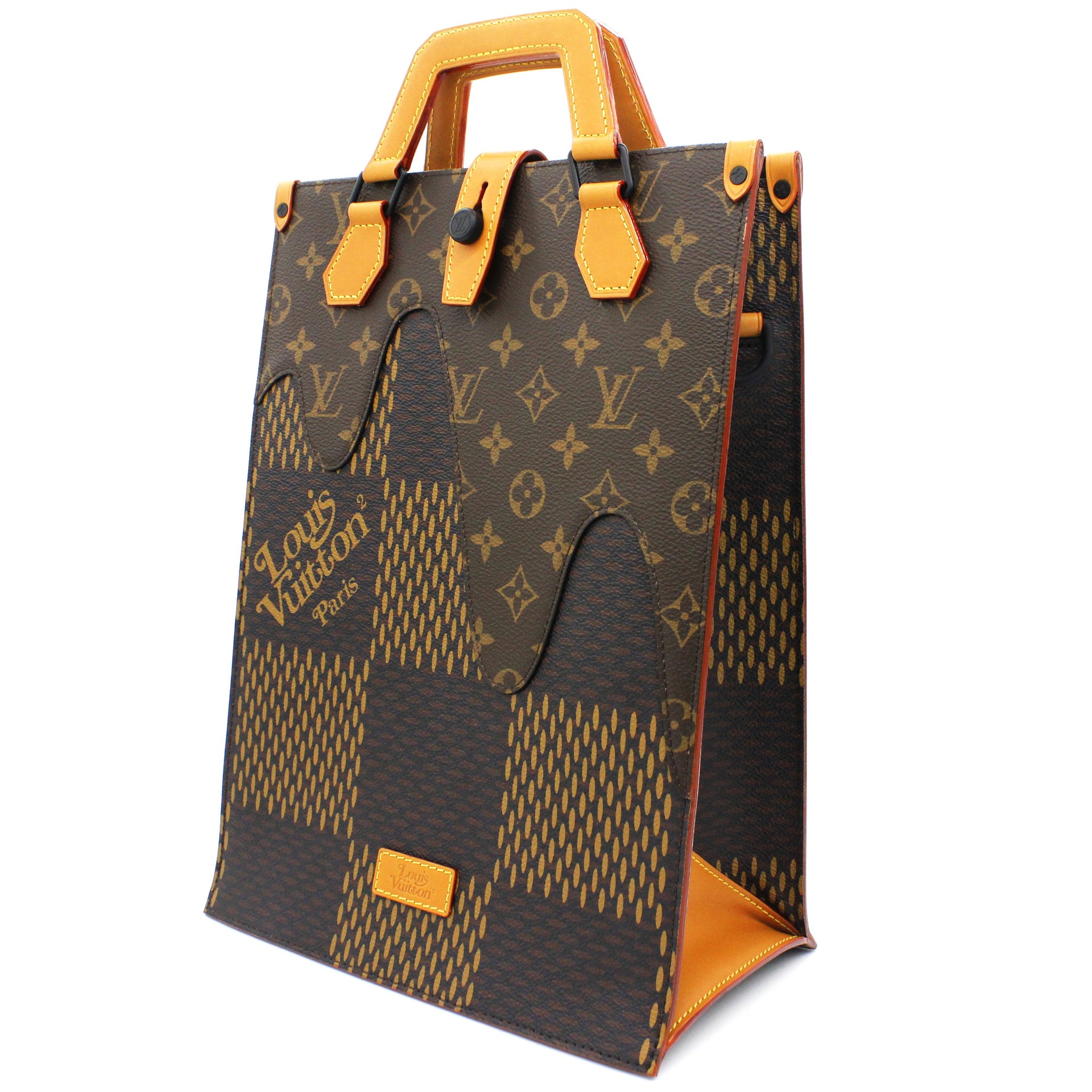 Louis Vuitton x NIGO Giant Damier Ebene Monogram Mini Tote - Brown Totes,  Bags - LOU416574