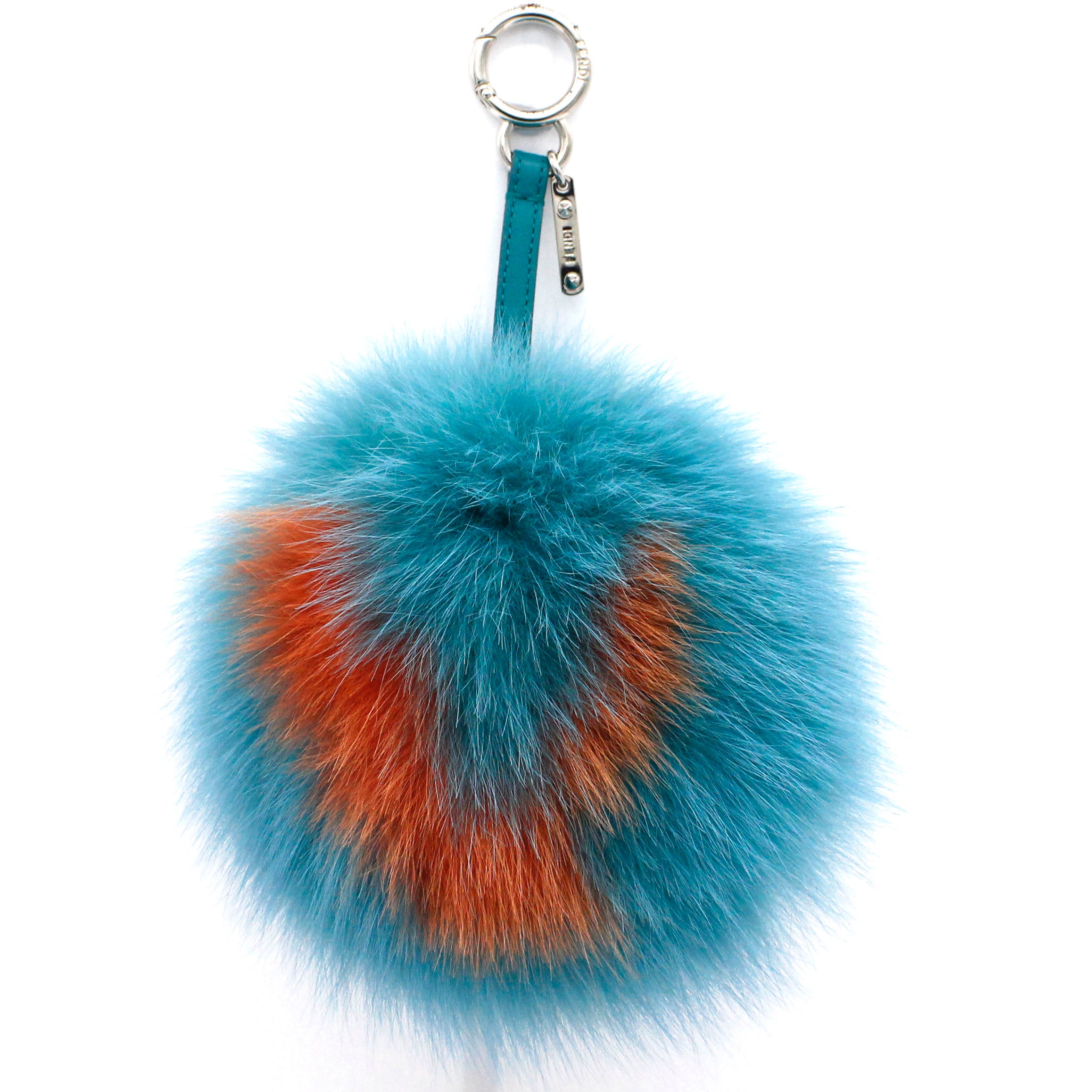 Fendi A letter pompom fox fur bag charm STYLISHTOP
