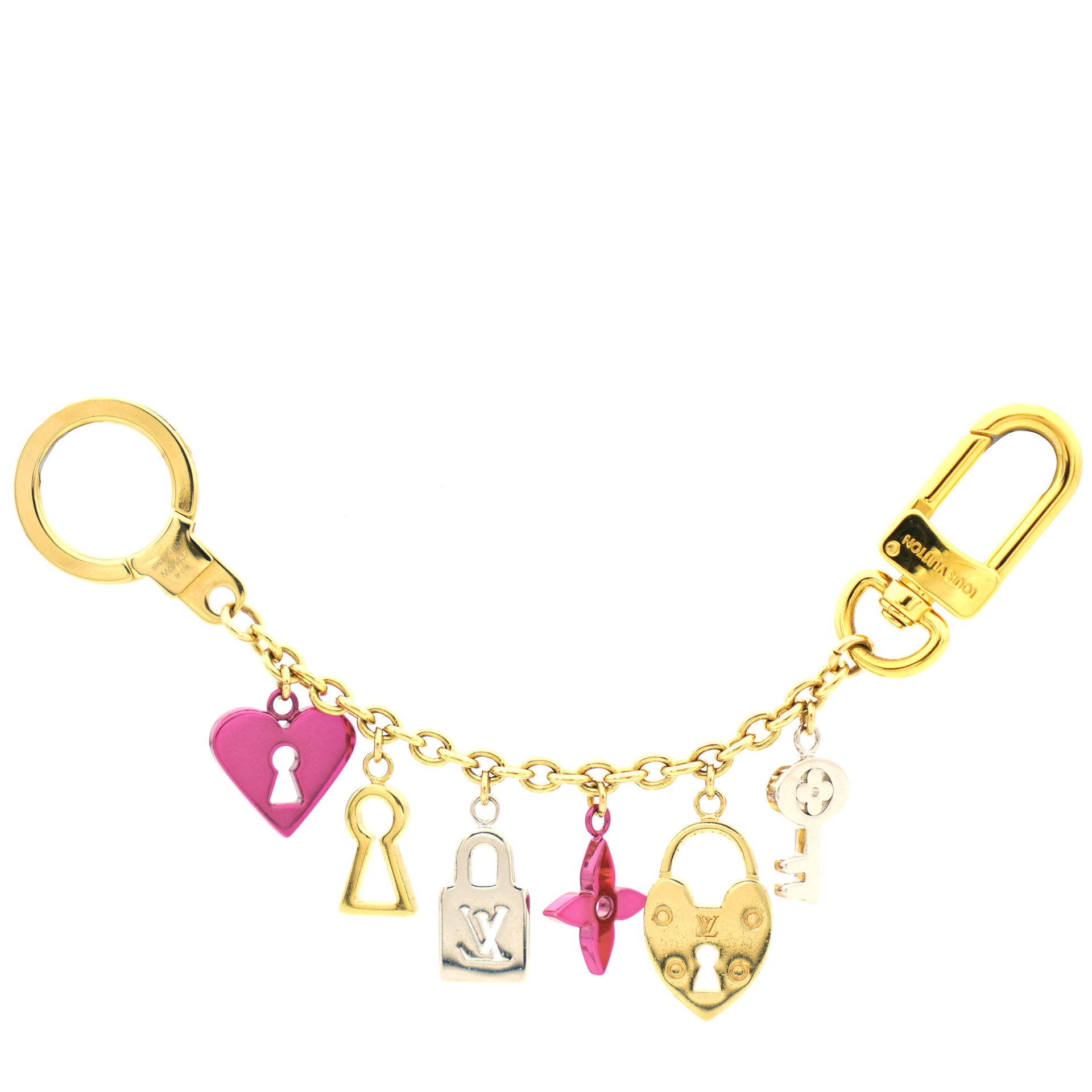 LV Fleur De Monogram Bag Charm Chain Luxury Accessories on Carousell