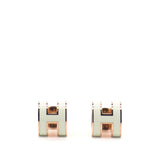 Lacquered Pop H Mini Earrings Vert Fizz